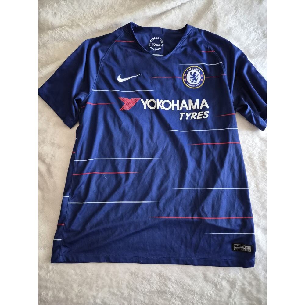 Chelsea Football Club 2018 Yokohama Tires Nike Soccer Jersey Shirt